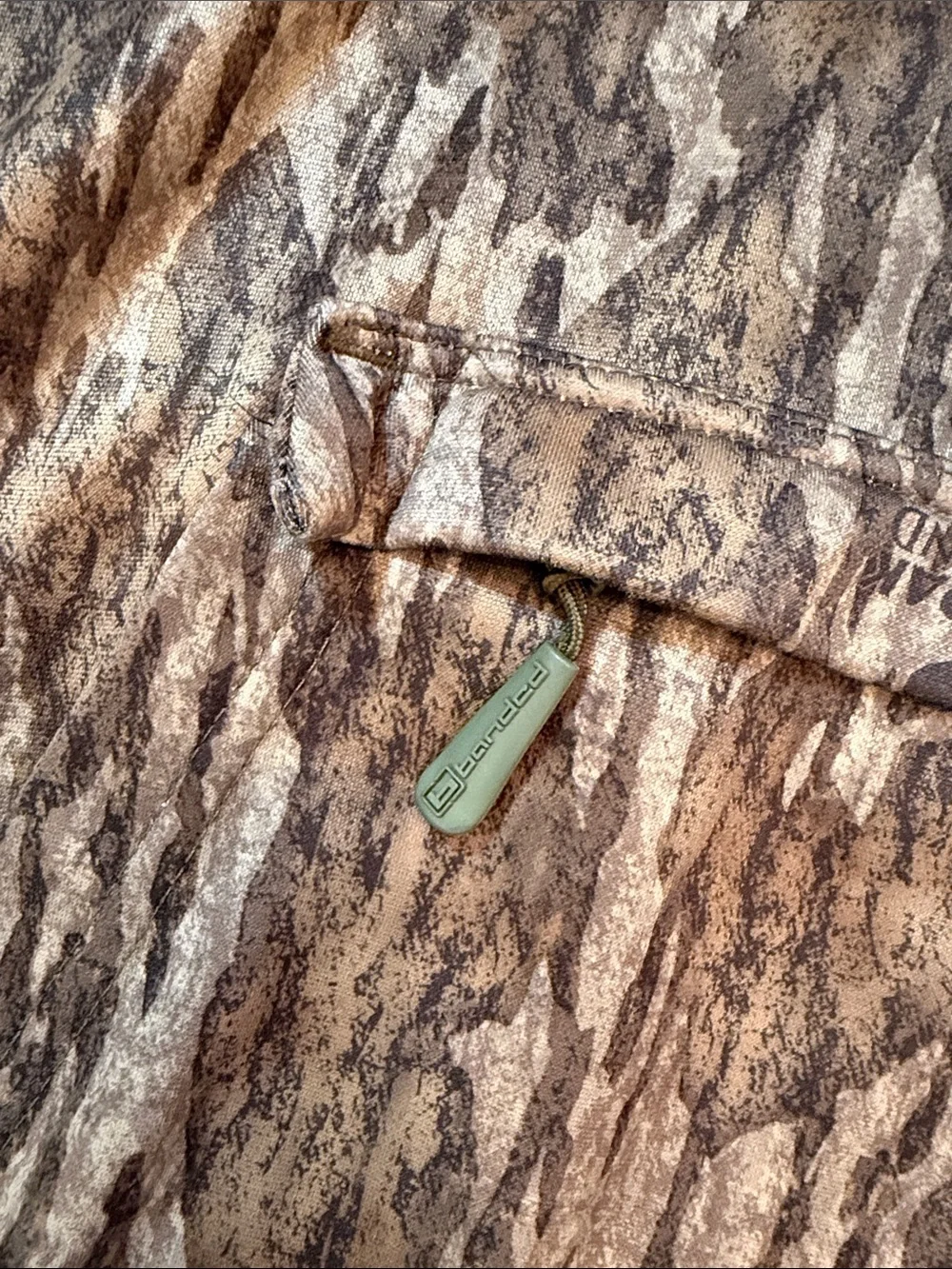 Banded fleece lined hoodie in mossy oak bottomland camo